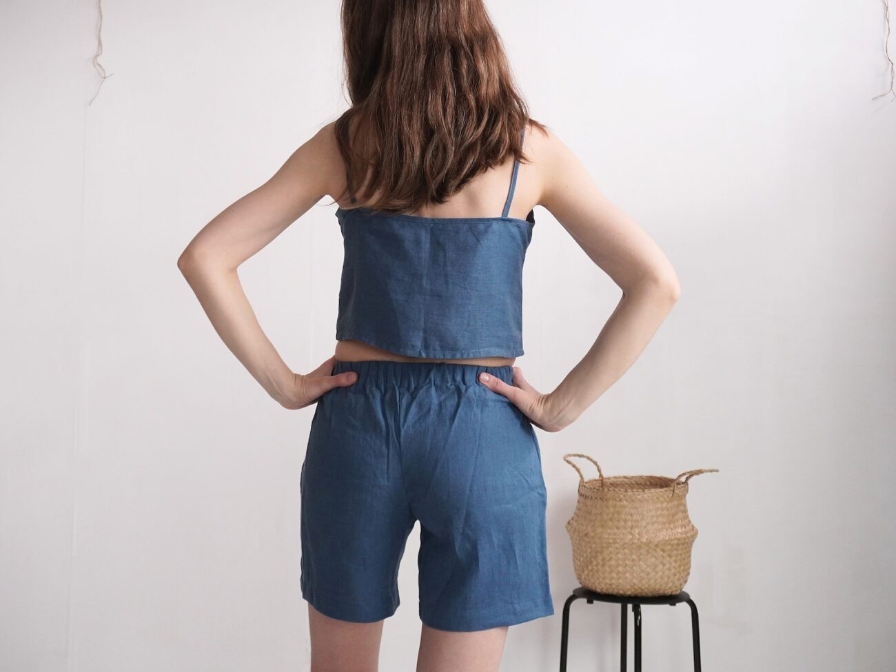 Malusta Linen Cami Crop Top: Summer Essential