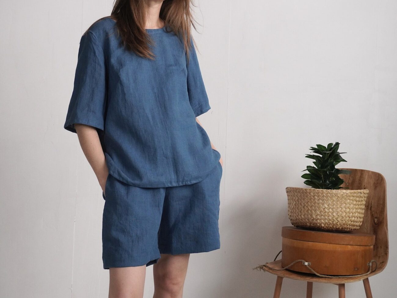 Malusta Linen Loungewear: Summer Outfit, Sleepwear, Home Clothing