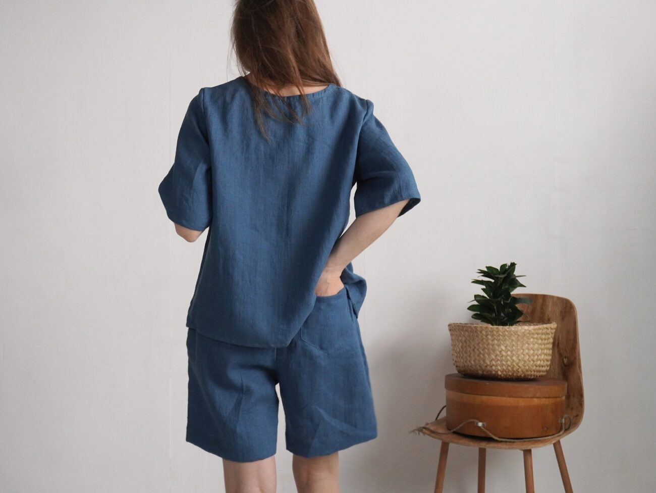 Malusta Linen Loungewear: Summer Outfit, Sleepwear, Home Clothing