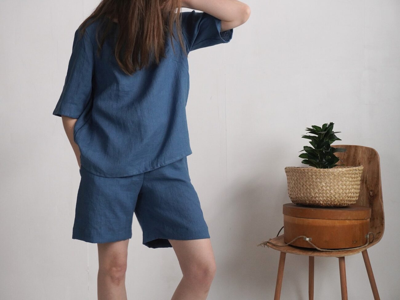 Malusta Linen Loungewear: Summer Outfit, Sleepwear, Home Clothing