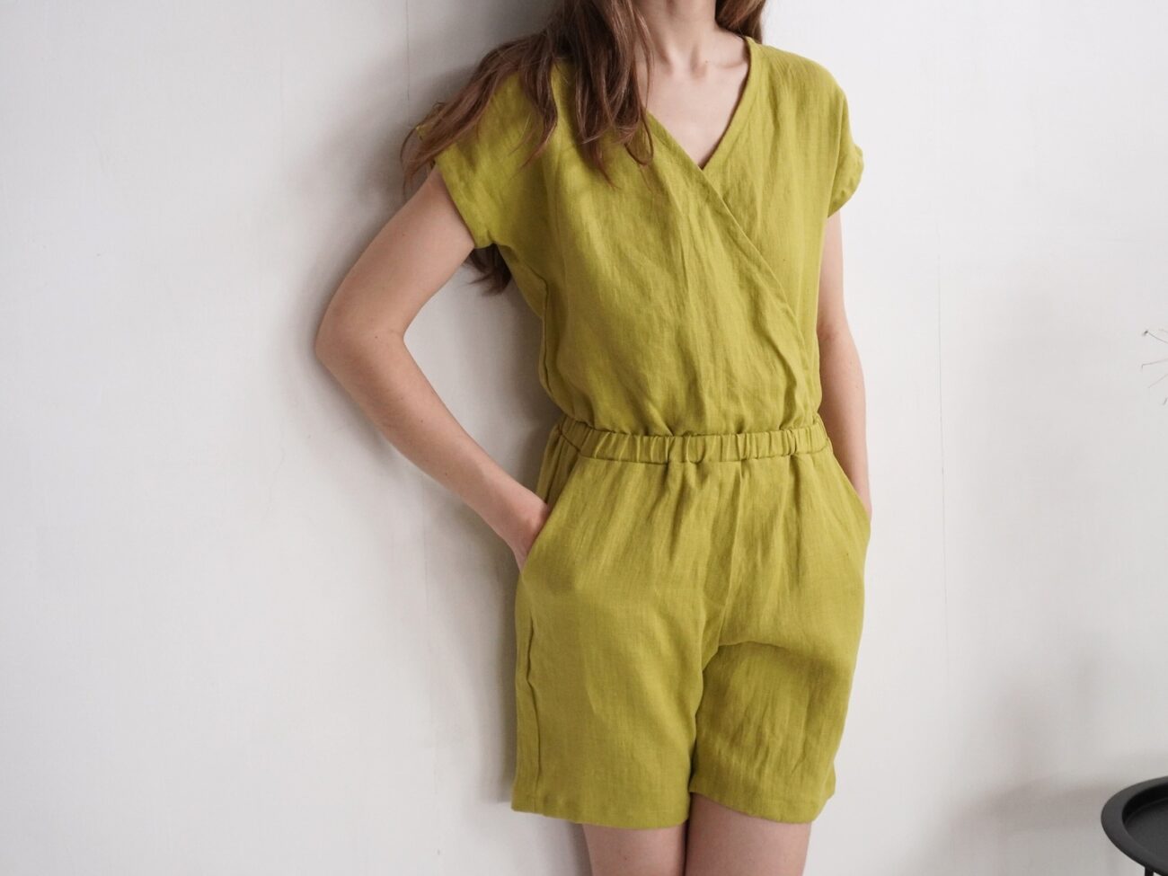 Malusta Short Linen Jumpsuit M66